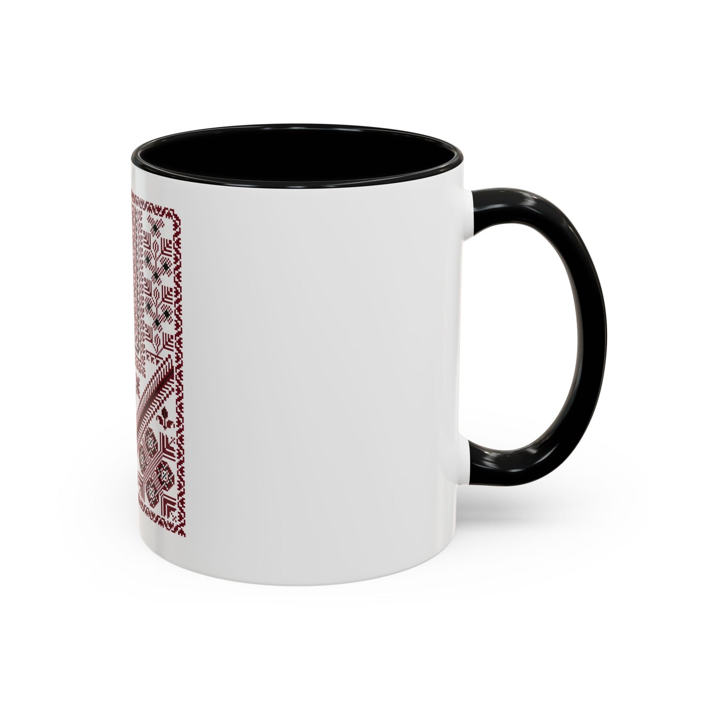 Ramallah Chest Panel, The Heritage Threads Mug (First), A Sip of Palestinian Heritage.