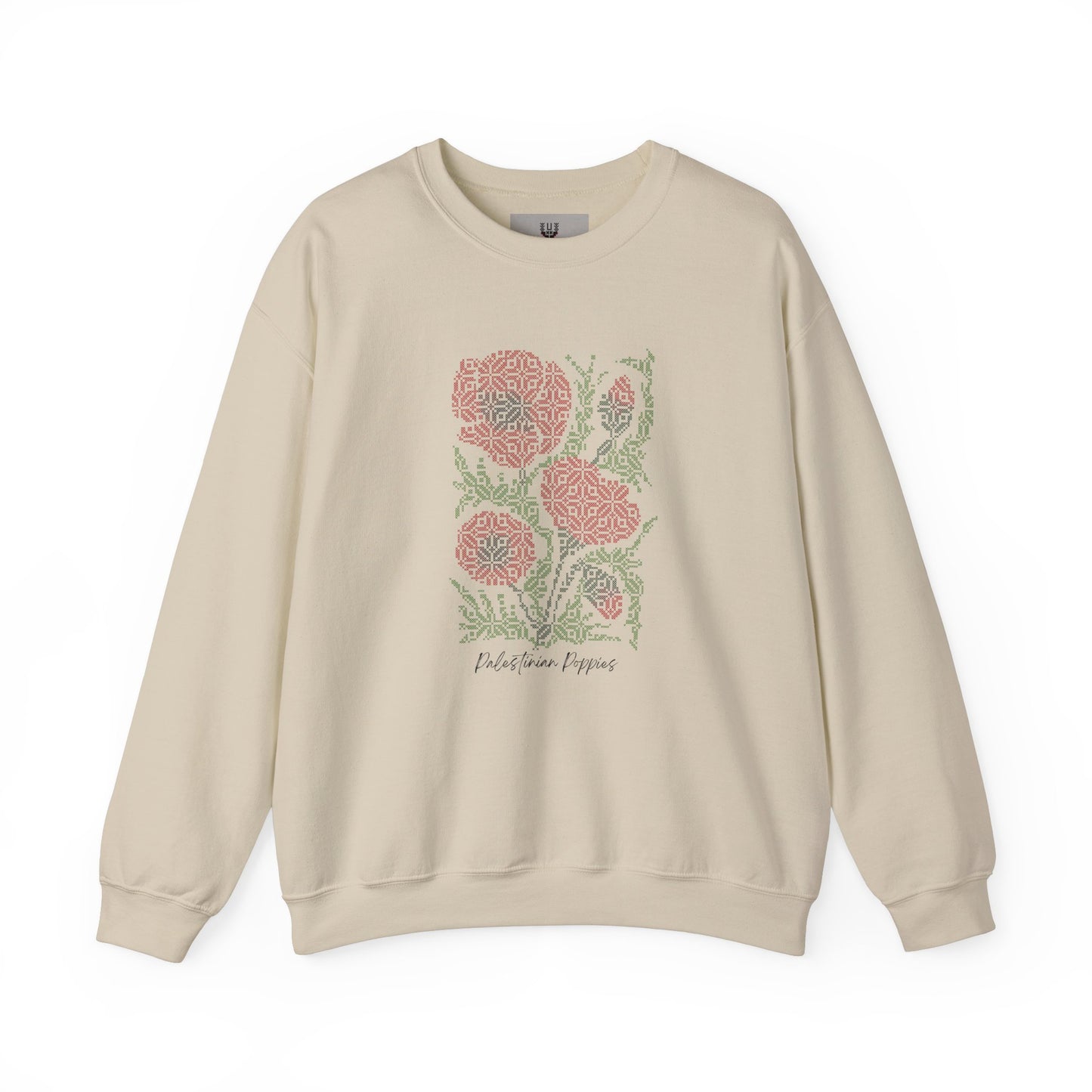 Palestinian Poppies - Crewneck Sweatshirt.