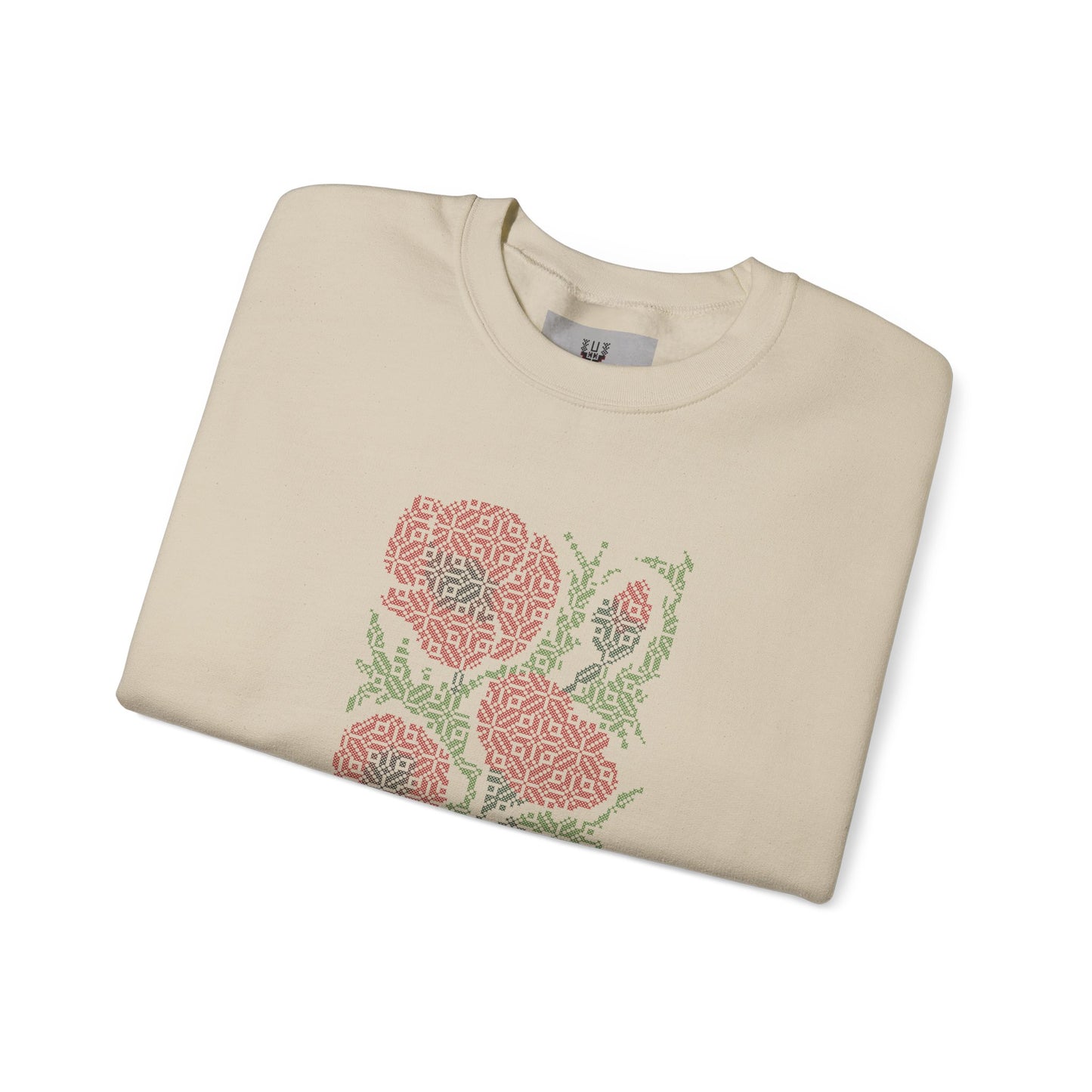 Palestinian Poppies - Crewneck Sweatshirt.