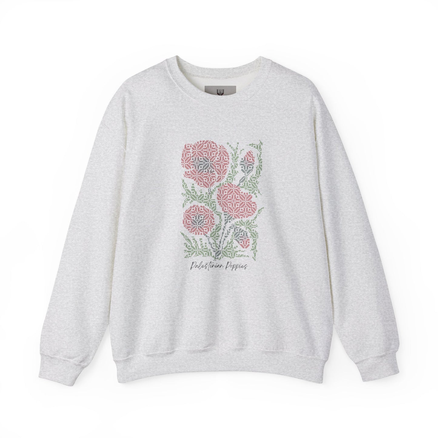 Palestinian Poppies - Crewneck Sweatshirt.