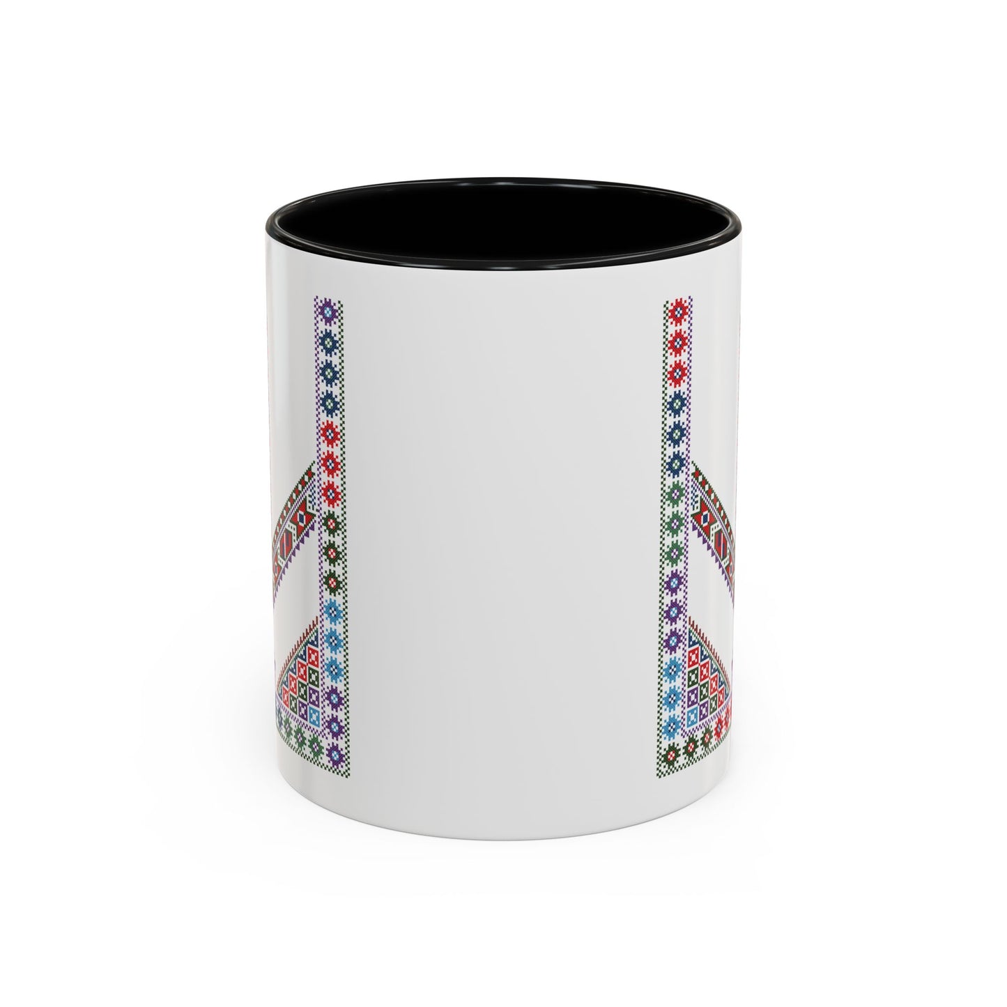 "Stones of Home" Tulkaram Chest Panel Mug,  A Sip of Palestinian Heritage.