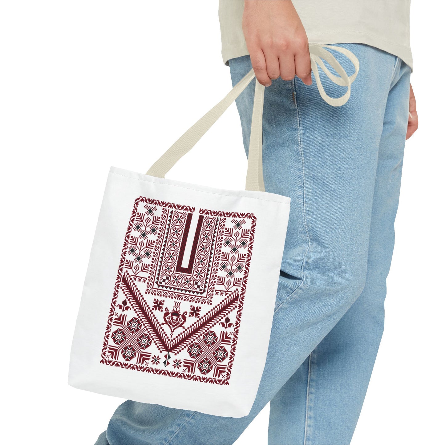 Ramallah Chest Panel Tote Bag (First) – Carry Your Heritage with Style.