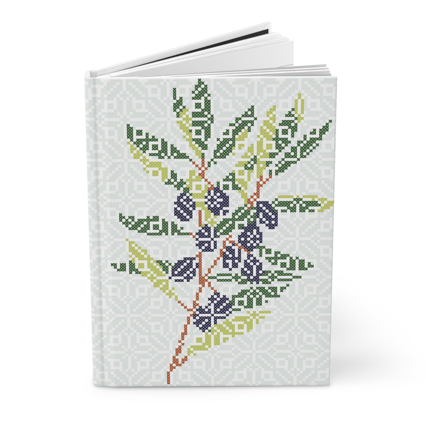 Palestinian Olive Branch(white) - Hardcover Journal