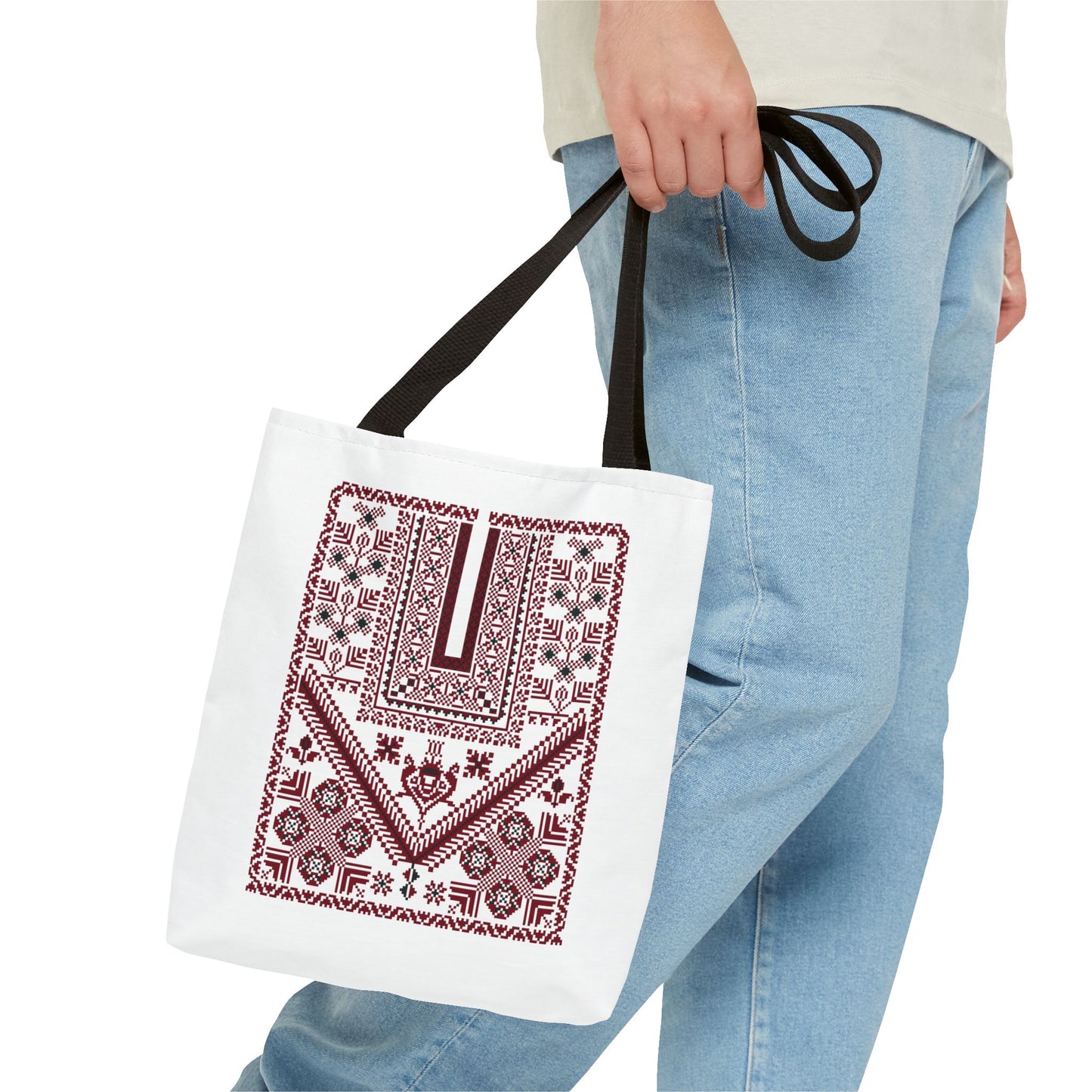 Ramallah Chest Panel Tote Bag (First) – Carry Your Heritage with Style.