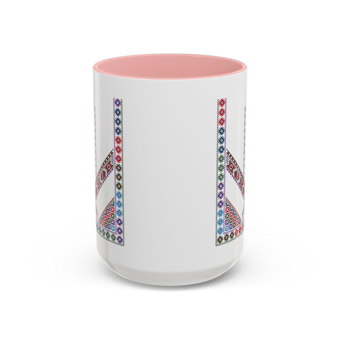 "Stones of Home" Tulkaram Chest Panel Mug,  A Sip of Palestinian Heritage.