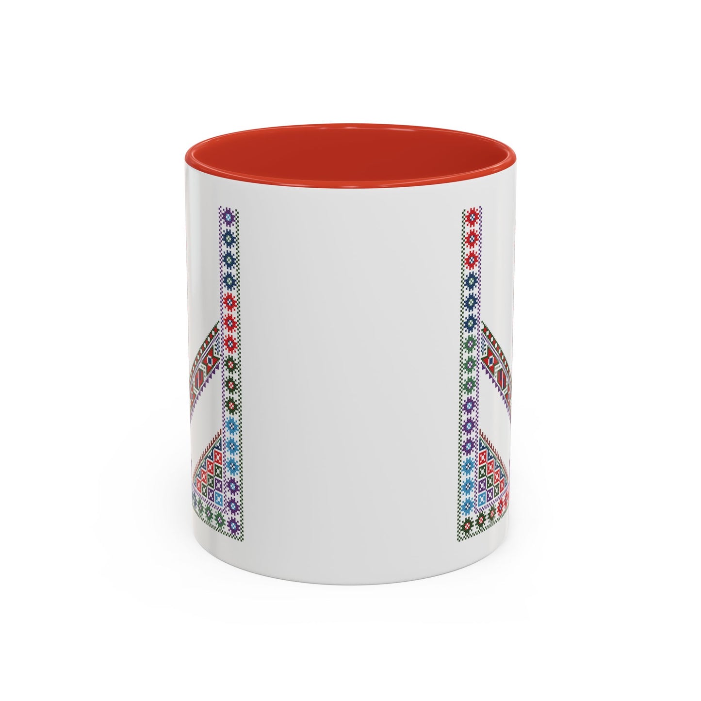 "Stones of Home" Tulkaram Chest Panel Mug,  A Sip of Palestinian Heritage.