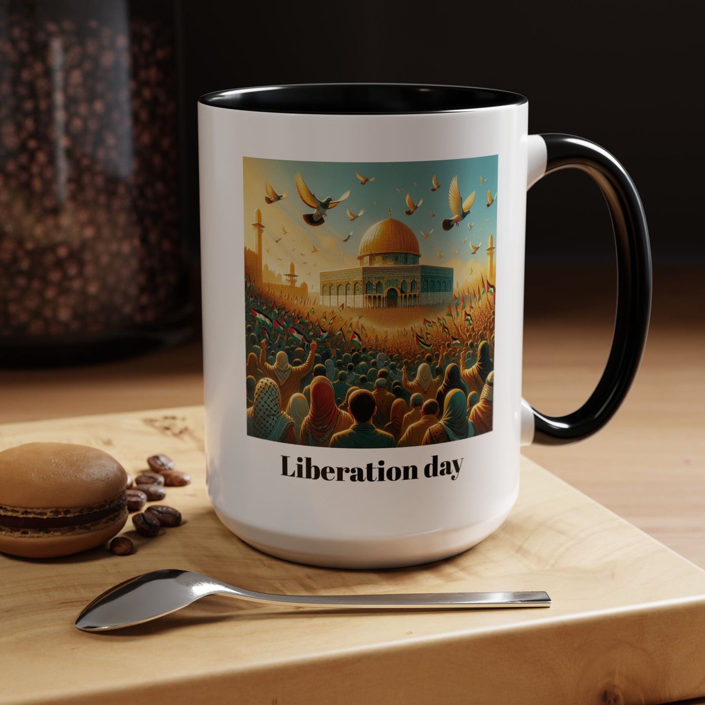 Liberation Day Mug (2), A Sip of Palestinian Heritage.