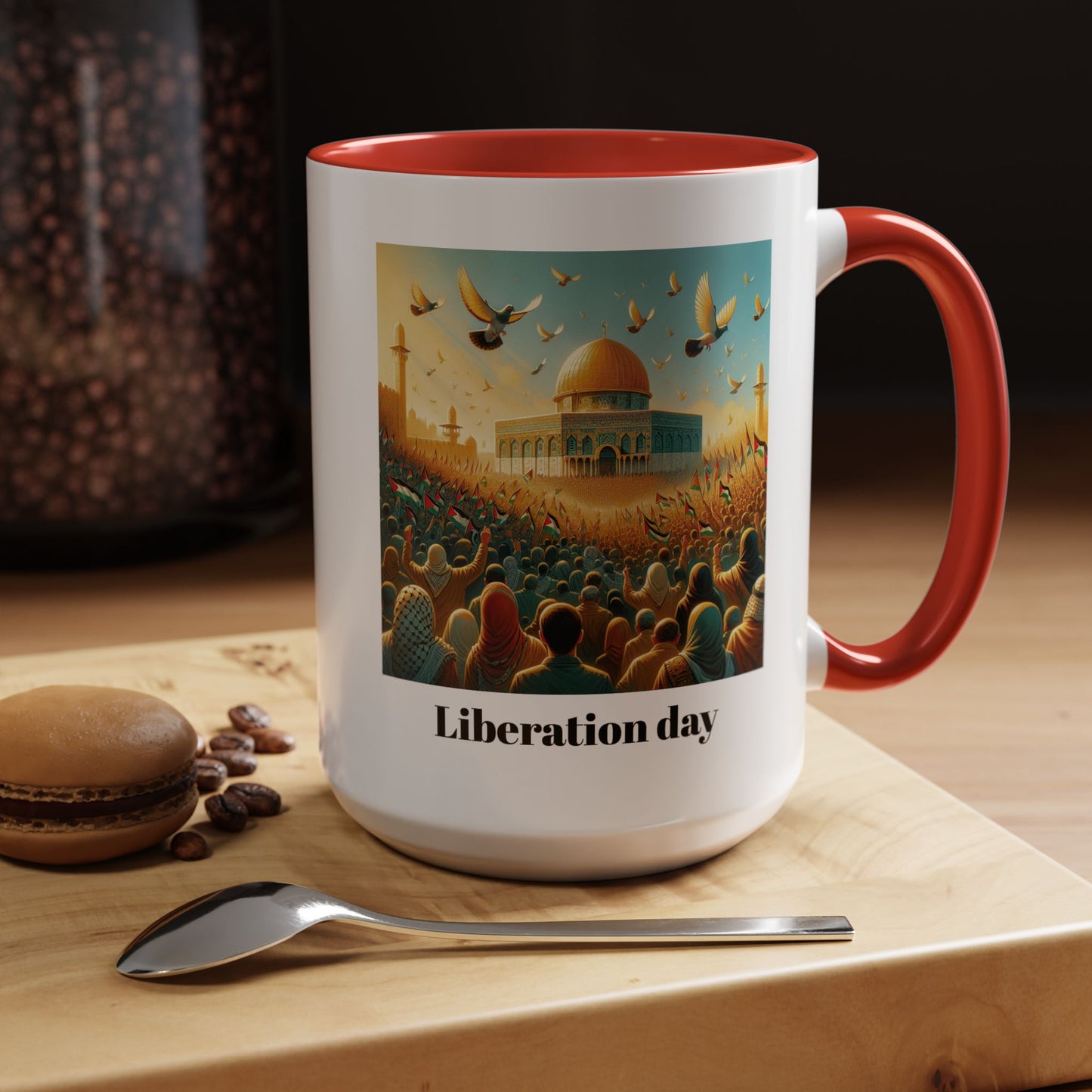 Liberation Day Mug (2), A Sip of Palestinian Heritage.