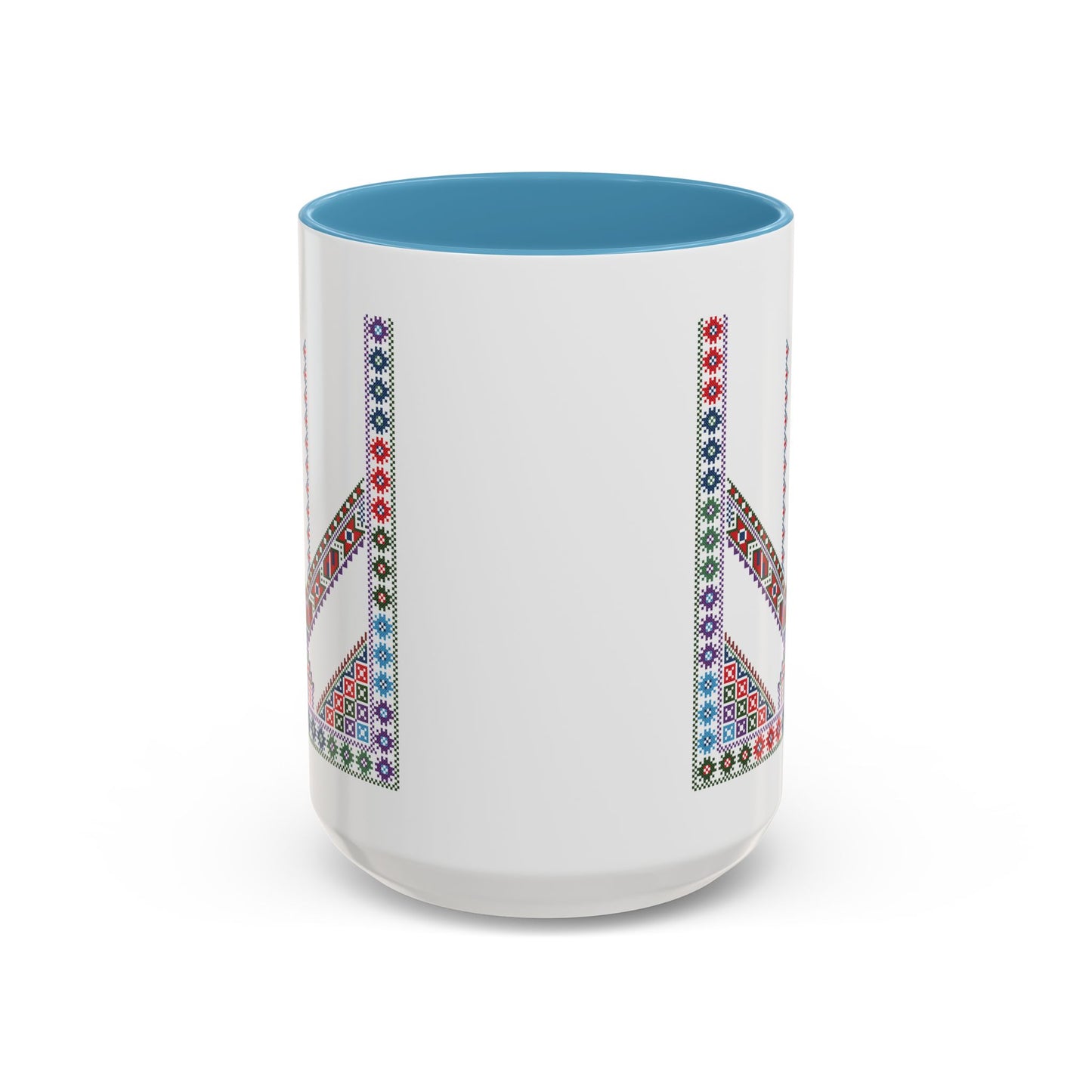 "Stones of Home" Tulkaram Chest Panel Mug,  A Sip of Palestinian Heritage.