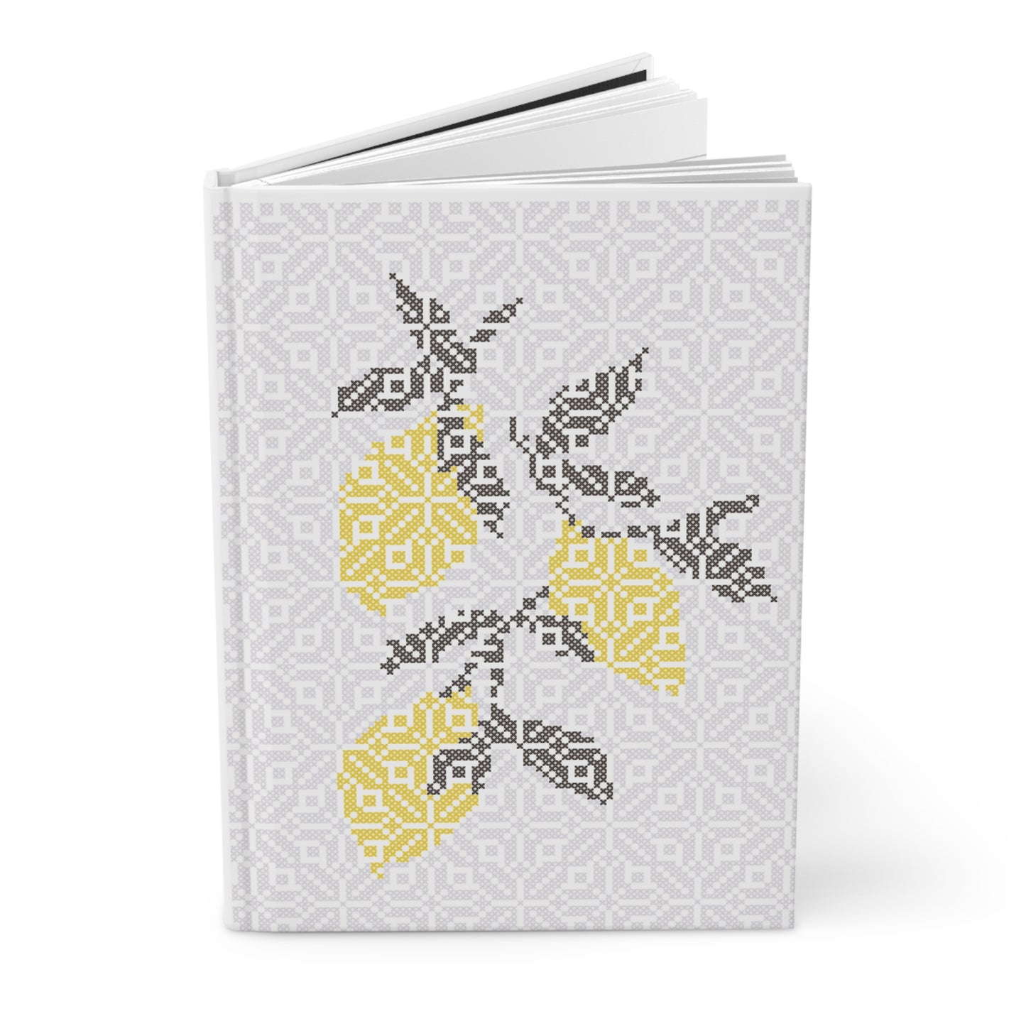 Palestinian Lemons (white) - Hardcover Journal