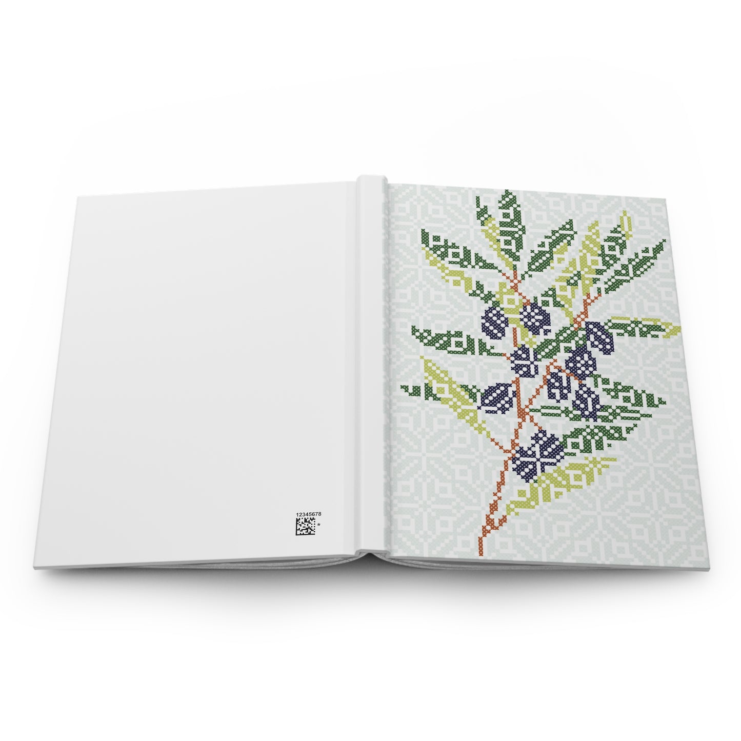 Palestinian Olive Branch(white) - Hardcover Journal