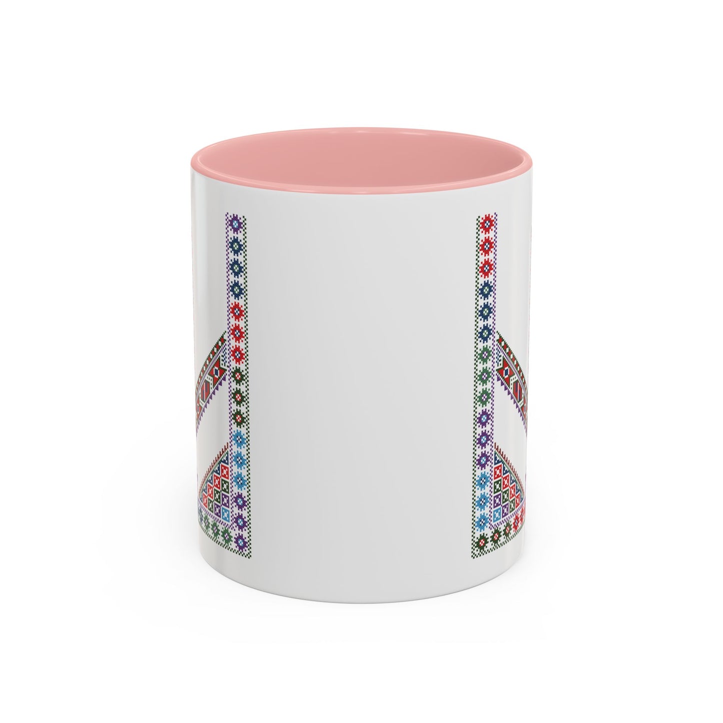 "Stones of Home" Tulkaram Chest Panel Mug,  A Sip of Palestinian Heritage.