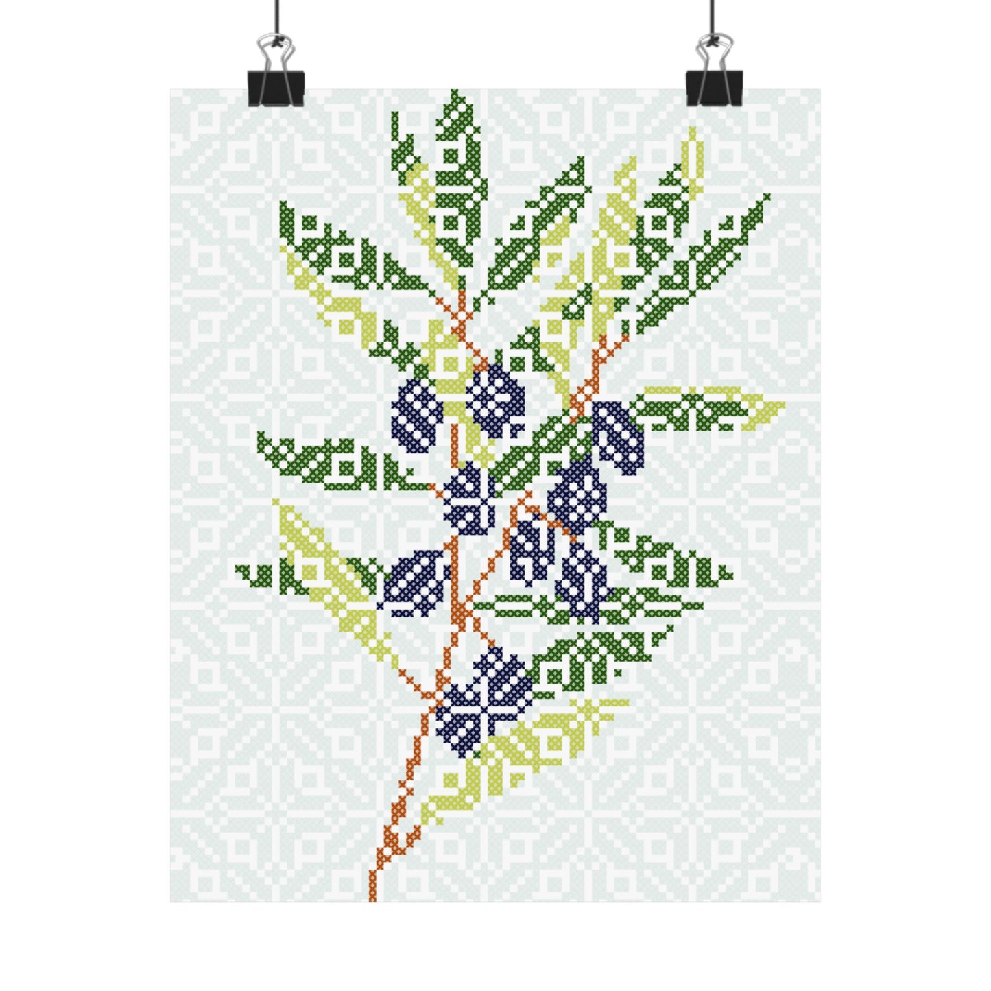 Palestinian Olive Branch Print- Poster Art