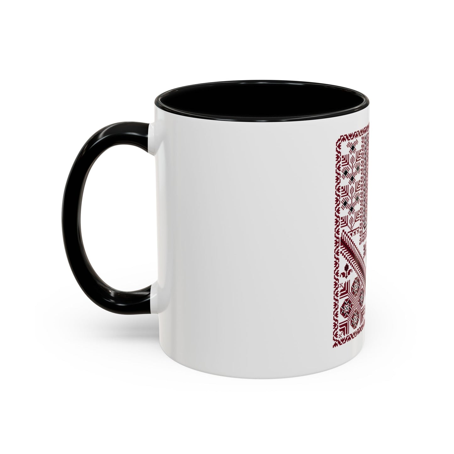 Ramallah Chest Panel, The Heritage Threads Mug (First), A Sip of Palestinian Heritage.