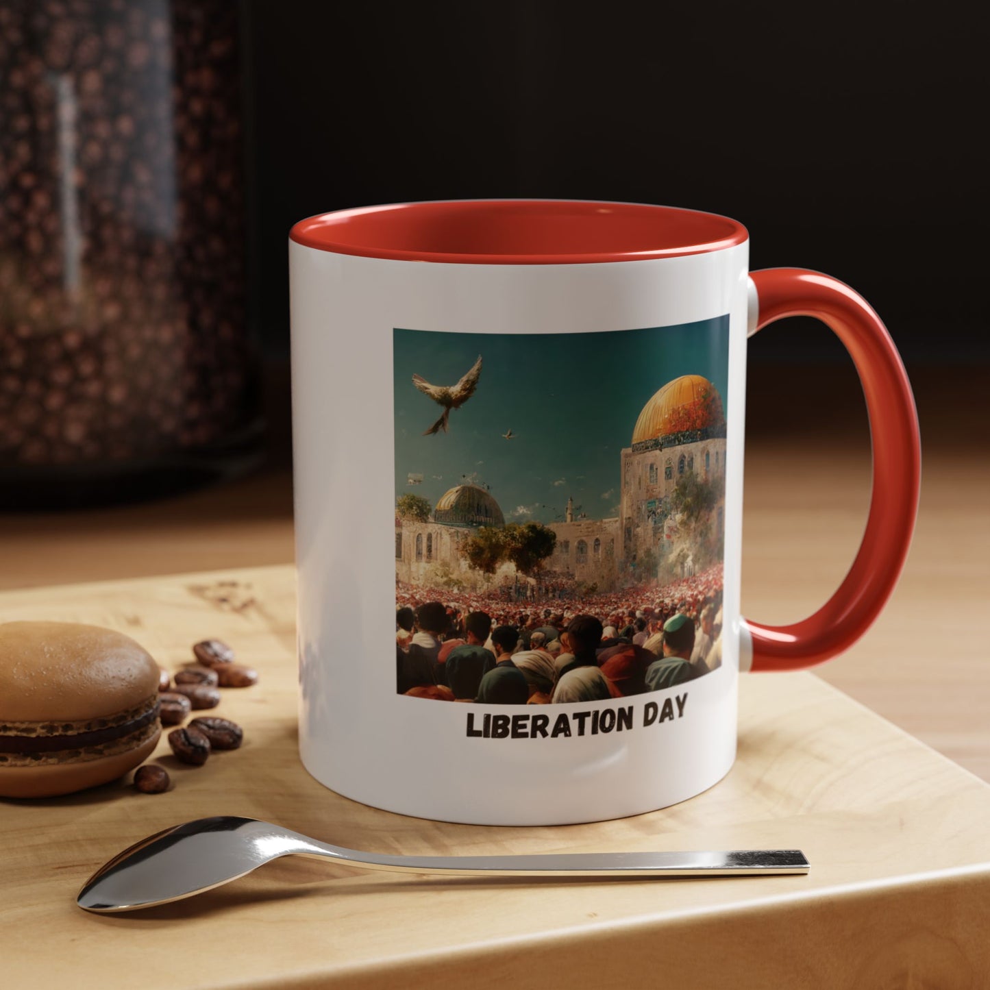 Liberation Day Mug, A Sip of Palestinian Heritage.