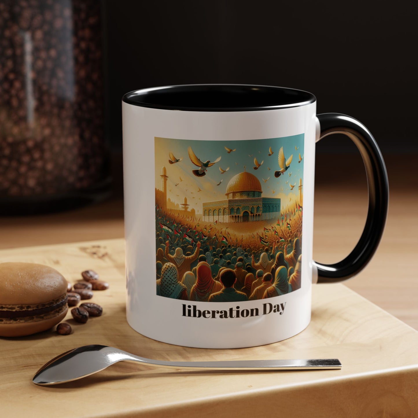 Liberation Day Mug (2), A Sip of Palestinian Heritage.