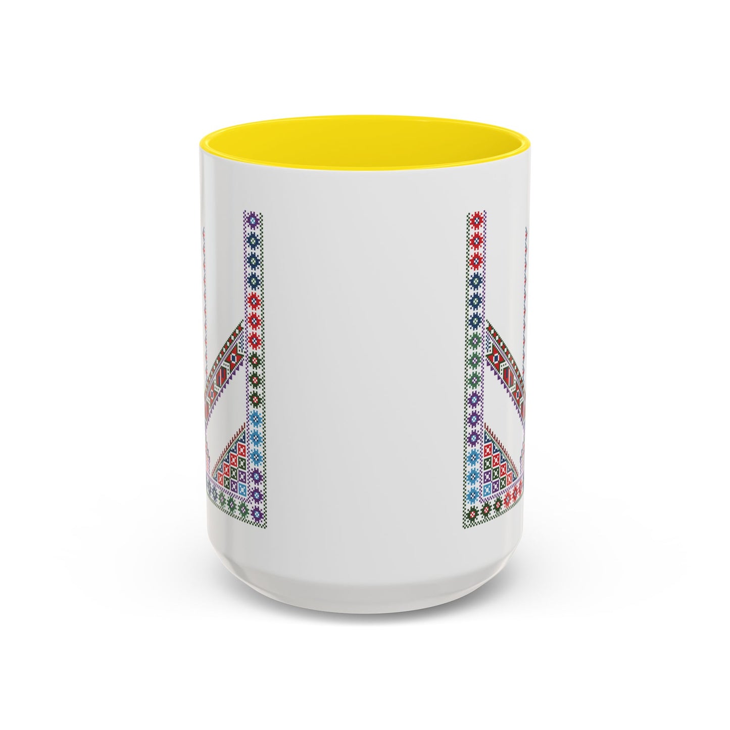 "Stones of Home" Tulkaram Chest Panel Mug,  A Sip of Palestinian Heritage.