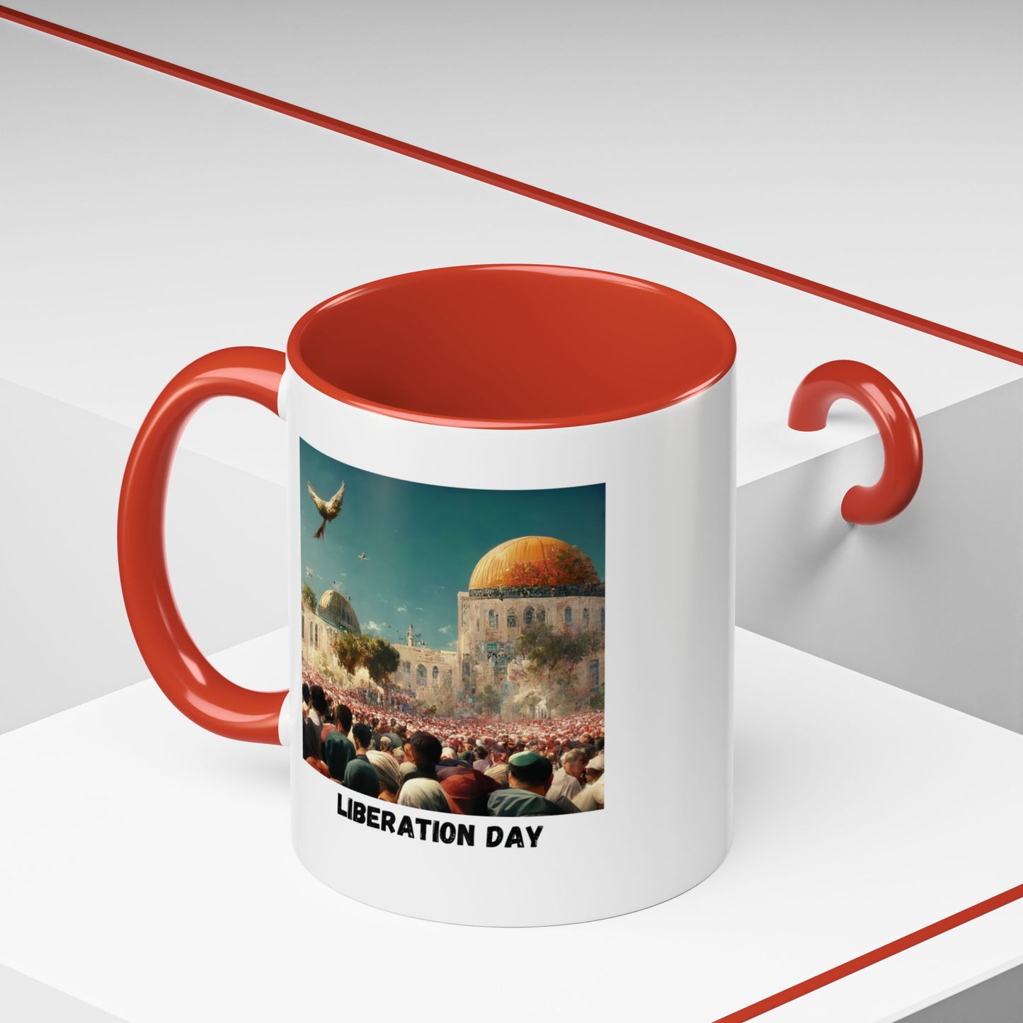 Liberation Day Mug, A Sip of Palestinian Heritage.