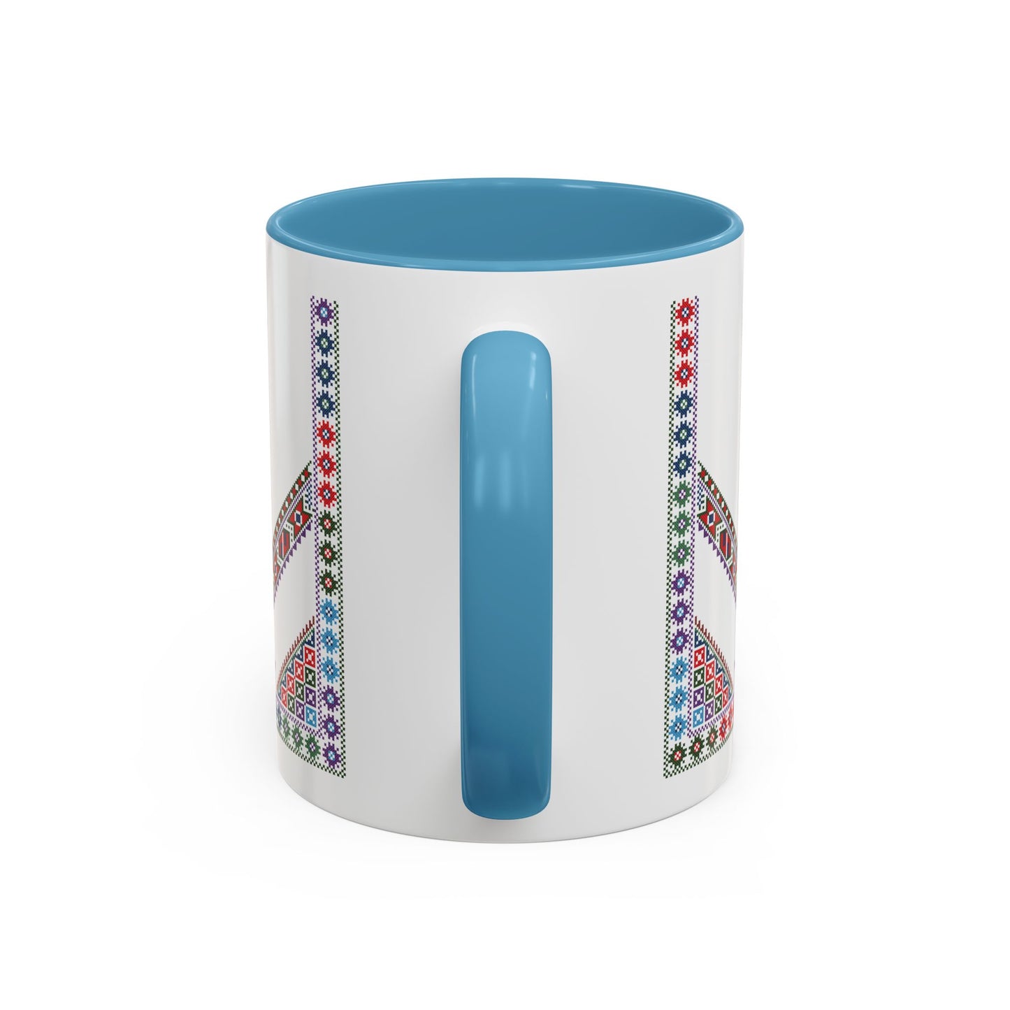 "Stones of Home" Tulkaram Chest Panel Mug,  A Sip of Palestinian Heritage.