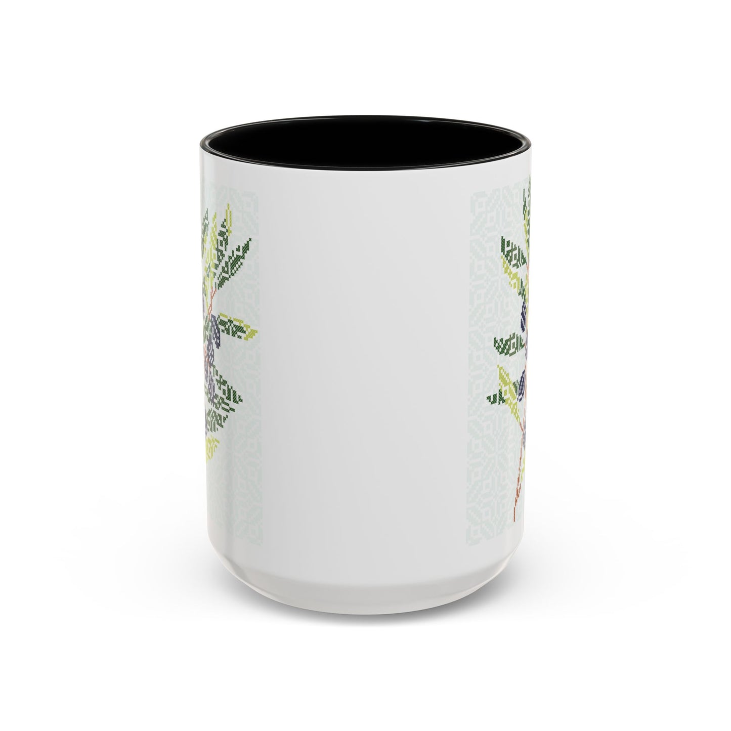 Palestinian Olive Branch Mug, A Sip of Palestinian Heritage.