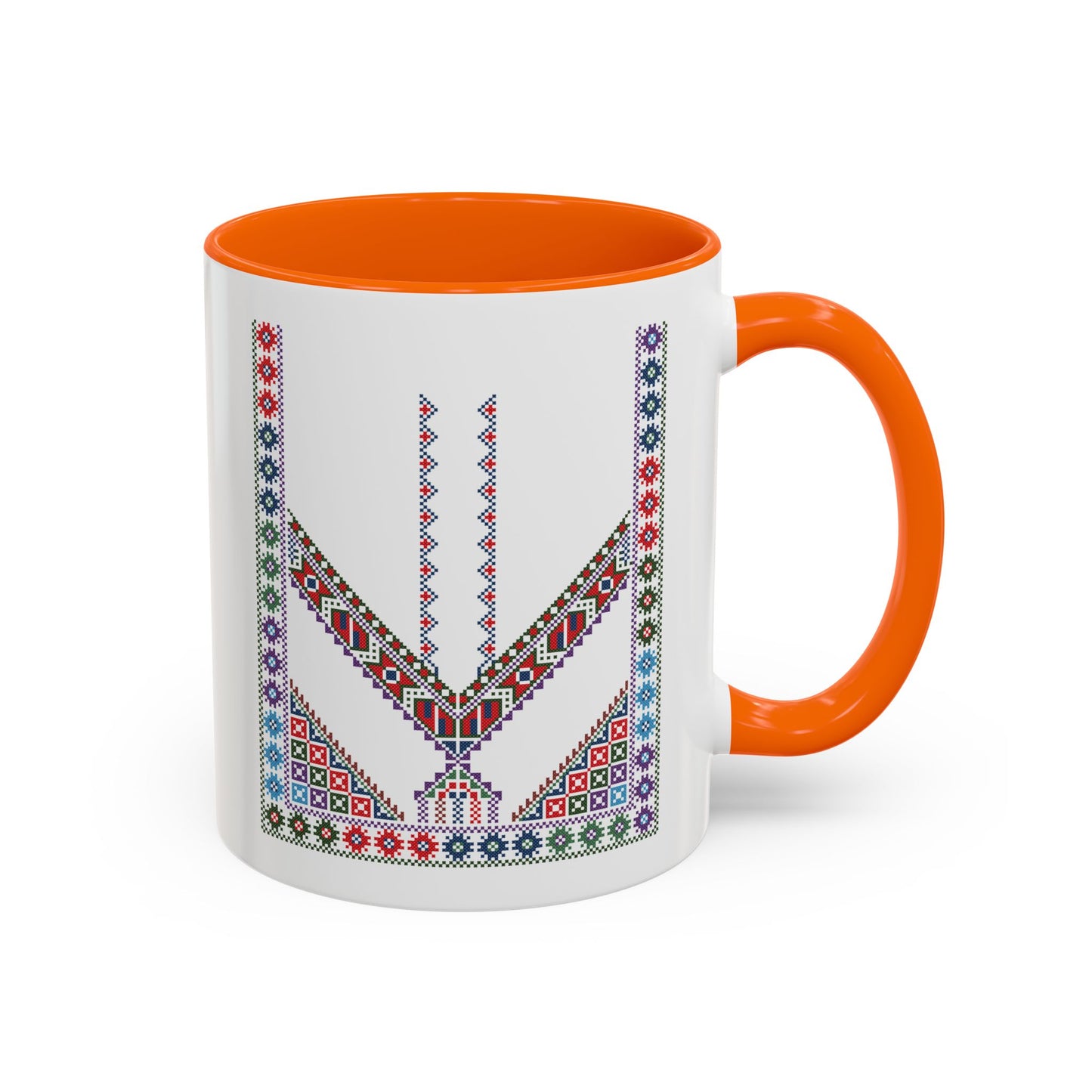 "Stones of Home" Tulkaram Chest Panel Mug,  A Sip of Palestinian Heritage.