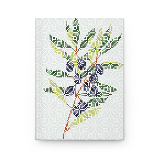 Palestinian Olive Branch(white) - Hardcover Journal