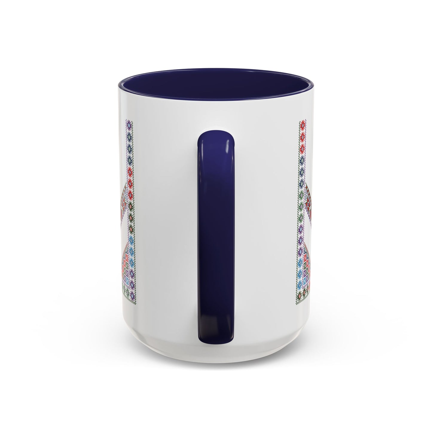 "Stones of Home" Tulkaram Chest Panel Mug,  A Sip of Palestinian Heritage.