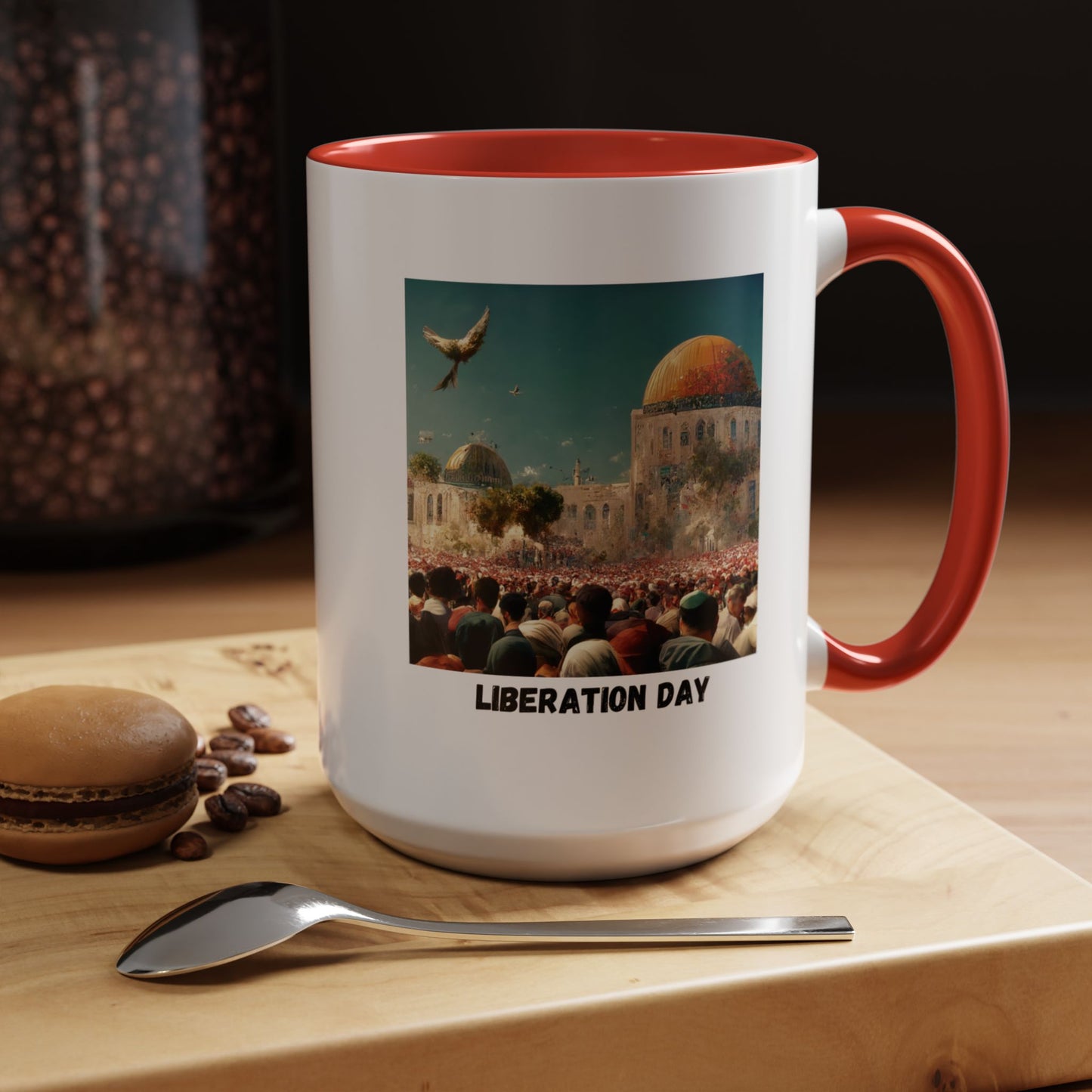 Liberation Day Mug, A Sip of Palestinian Heritage.