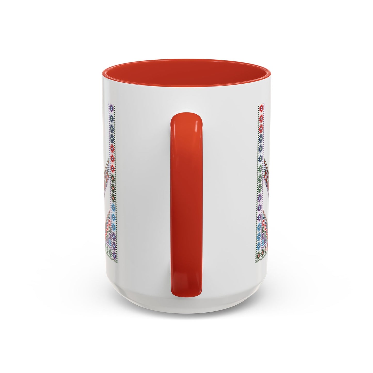 "Stones of Home" Tulkaram Chest Panel Mug,  A Sip of Palestinian Heritage.