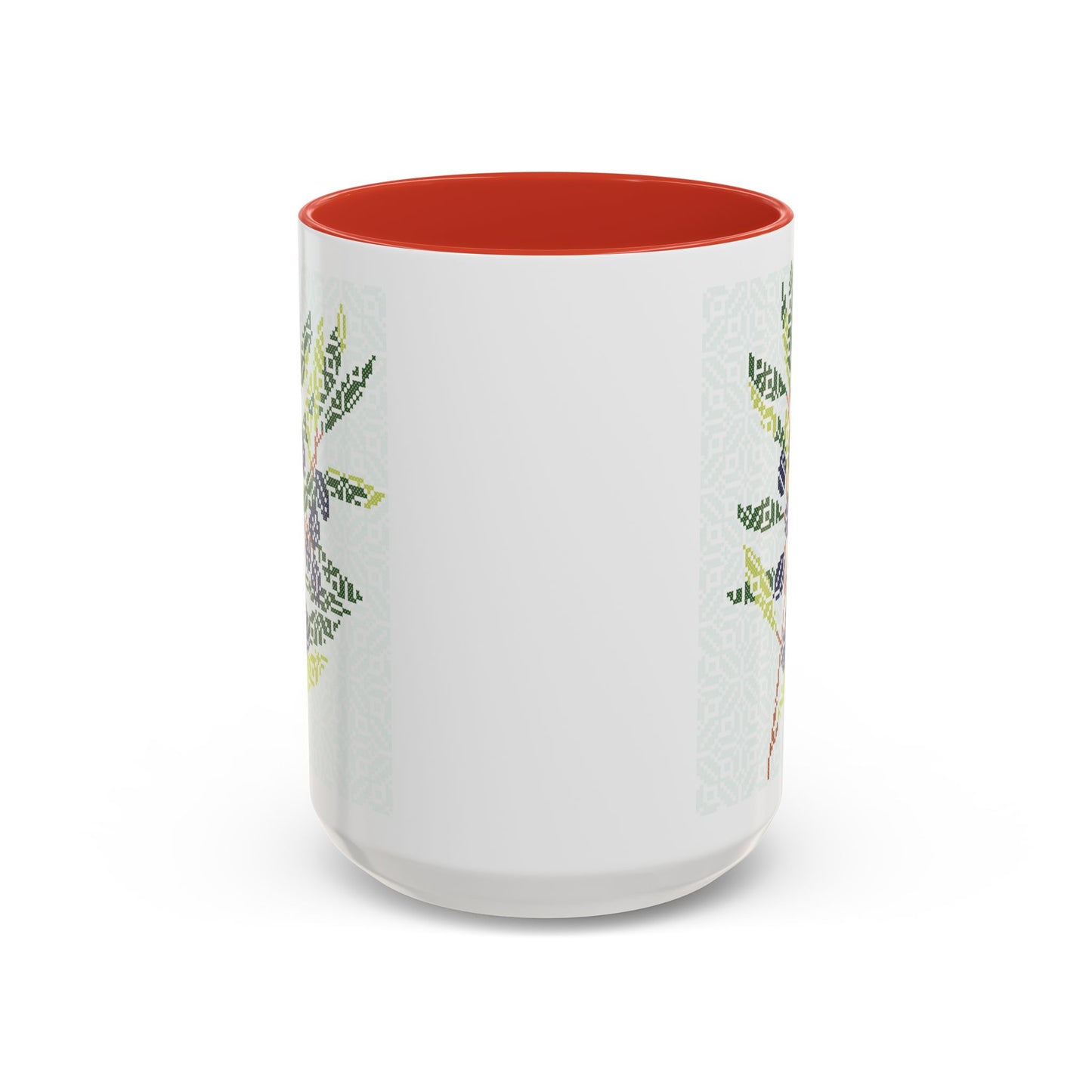 Palestinian Olive Branch Mug, A Sip of Palestinian Heritage.