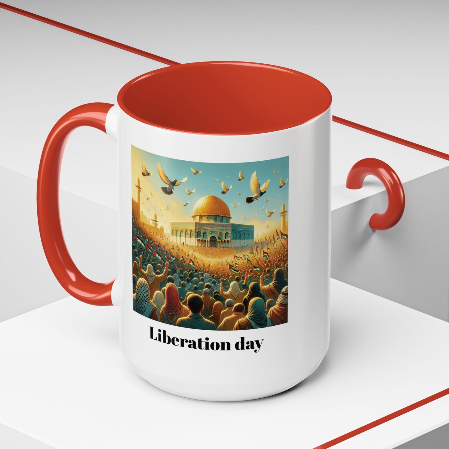 Liberation Day Mug (2), A Sip of Palestinian Heritage.