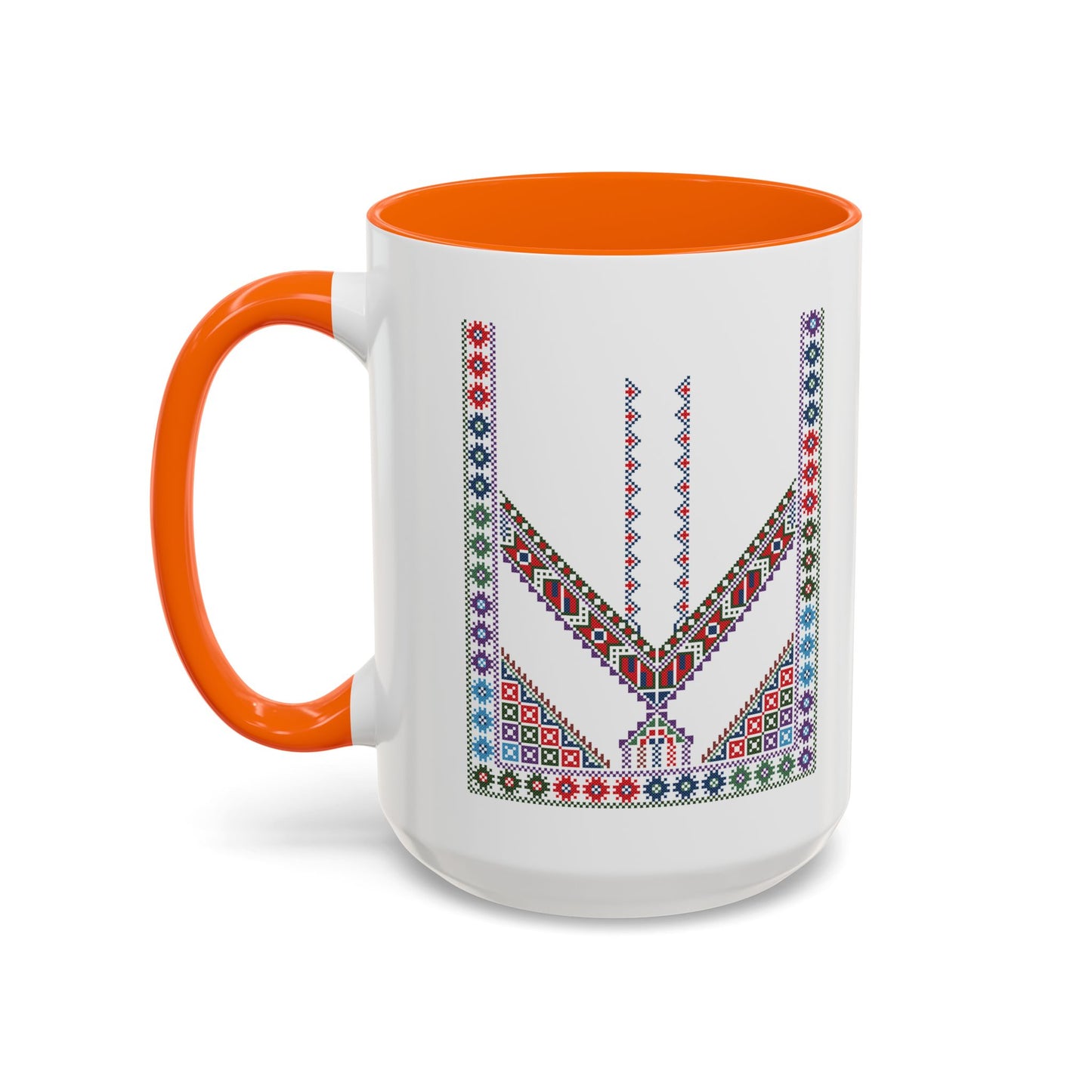 "Stones of Home" Tulkaram Chest Panel Mug,  A Sip of Palestinian Heritage.