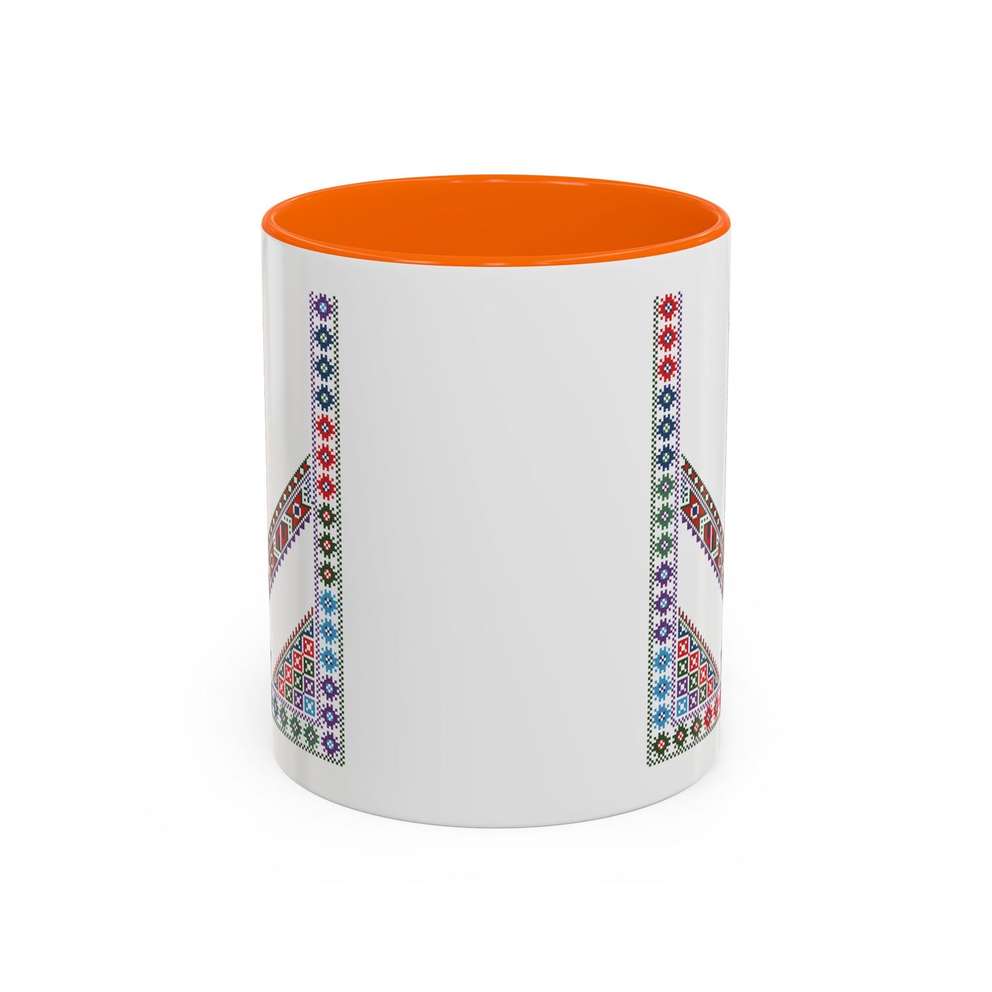 "Stones of Home" Tulkaram Chest Panel Mug,  A Sip of Palestinian Heritage.