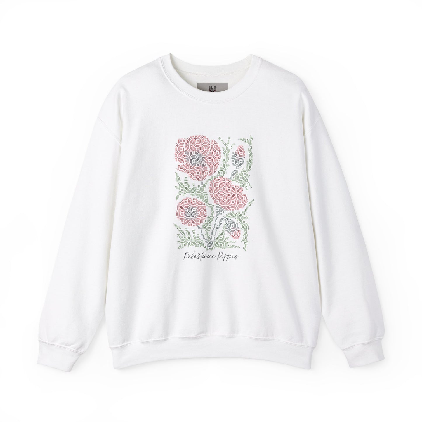 Palestinian Poppies - Crewneck Sweatshirt.