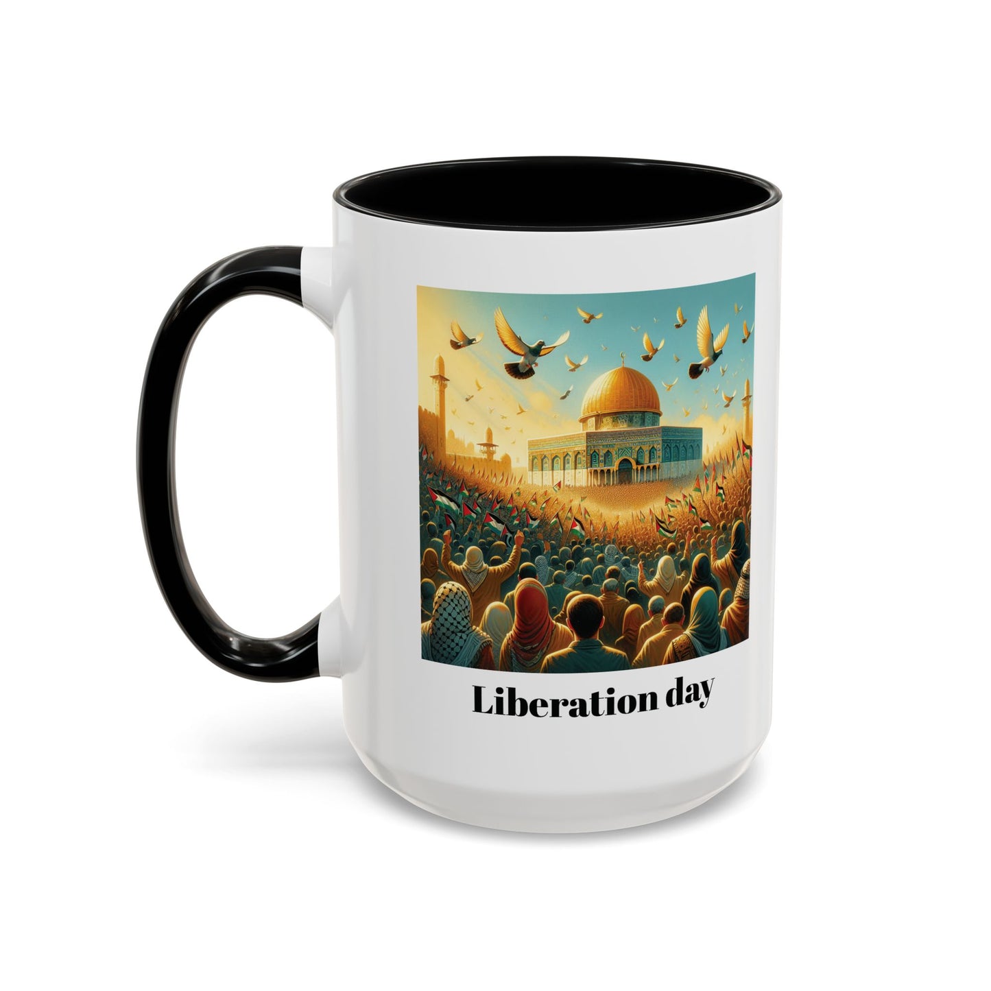 Liberation Day Mug (2), A Sip of Palestinian Heritage.