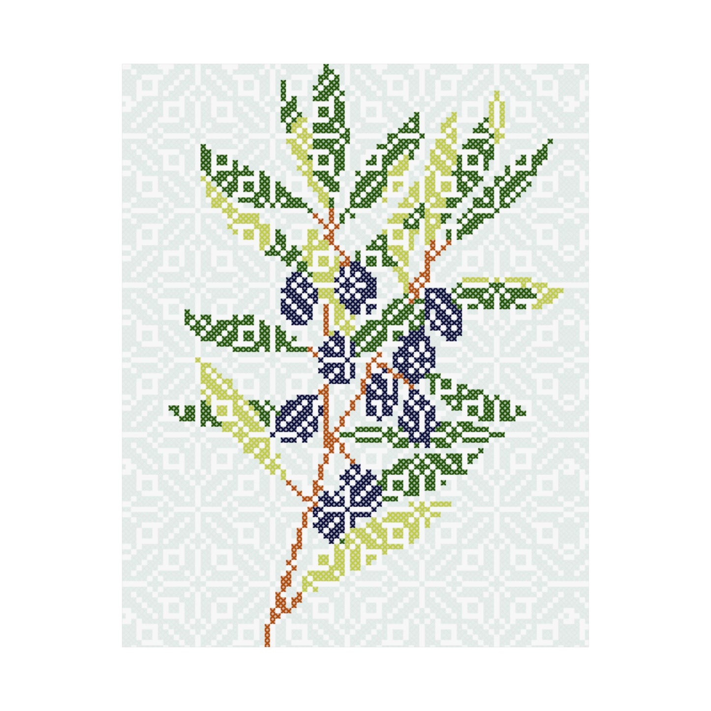 Palestinian Olive Branch Print- Poster Art