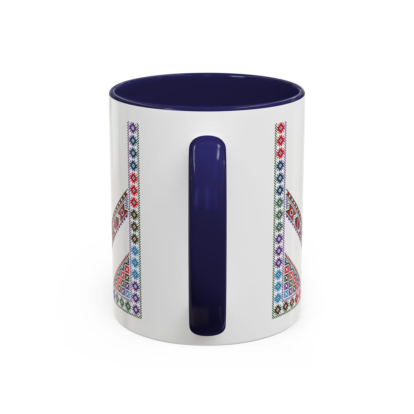 "Stones of Home" Tulkaram Chest Panel Mug,  A Sip of Palestinian Heritage.