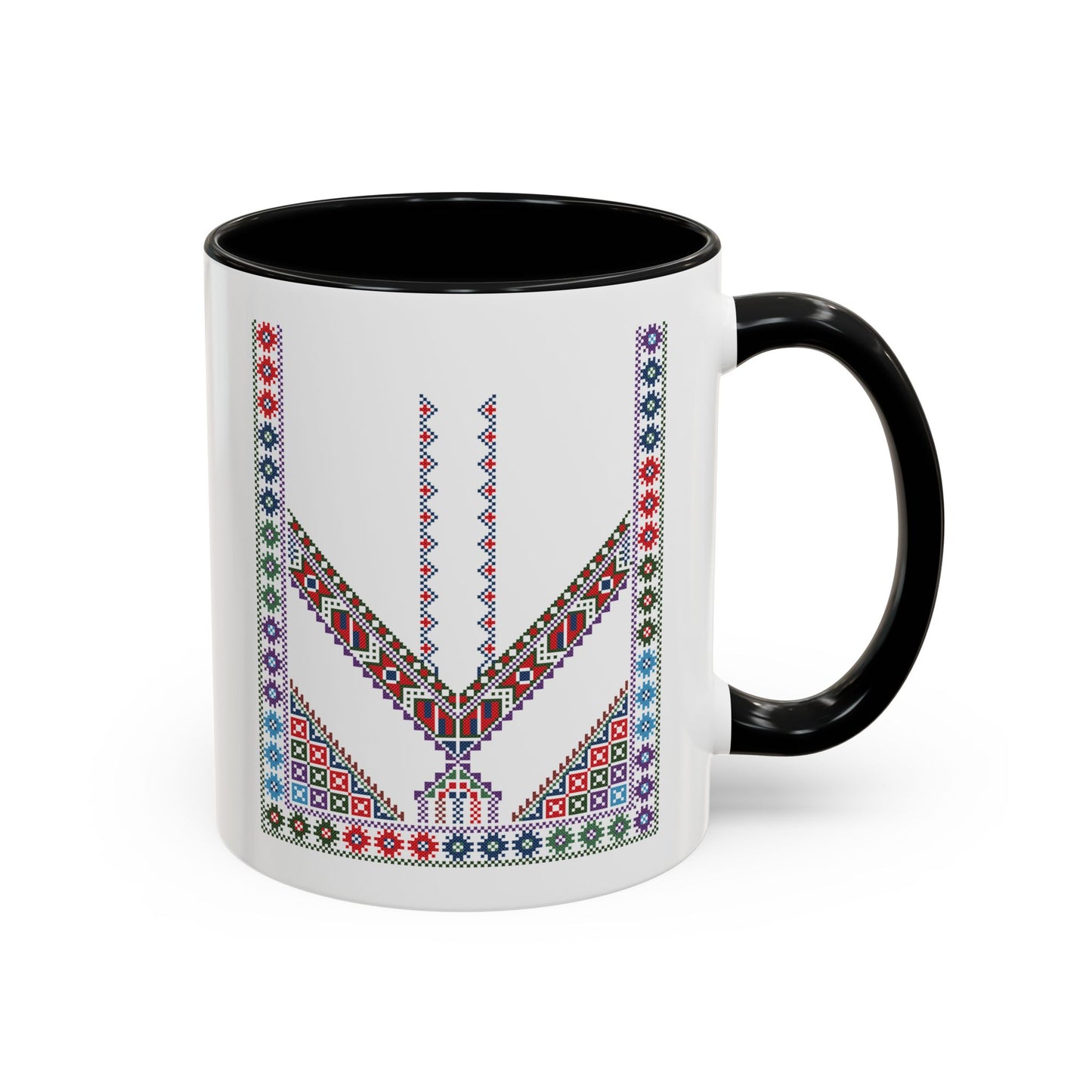 "Stones of Home" Tulkaram Chest Panel Mug,  A Sip of Palestinian Heritage.