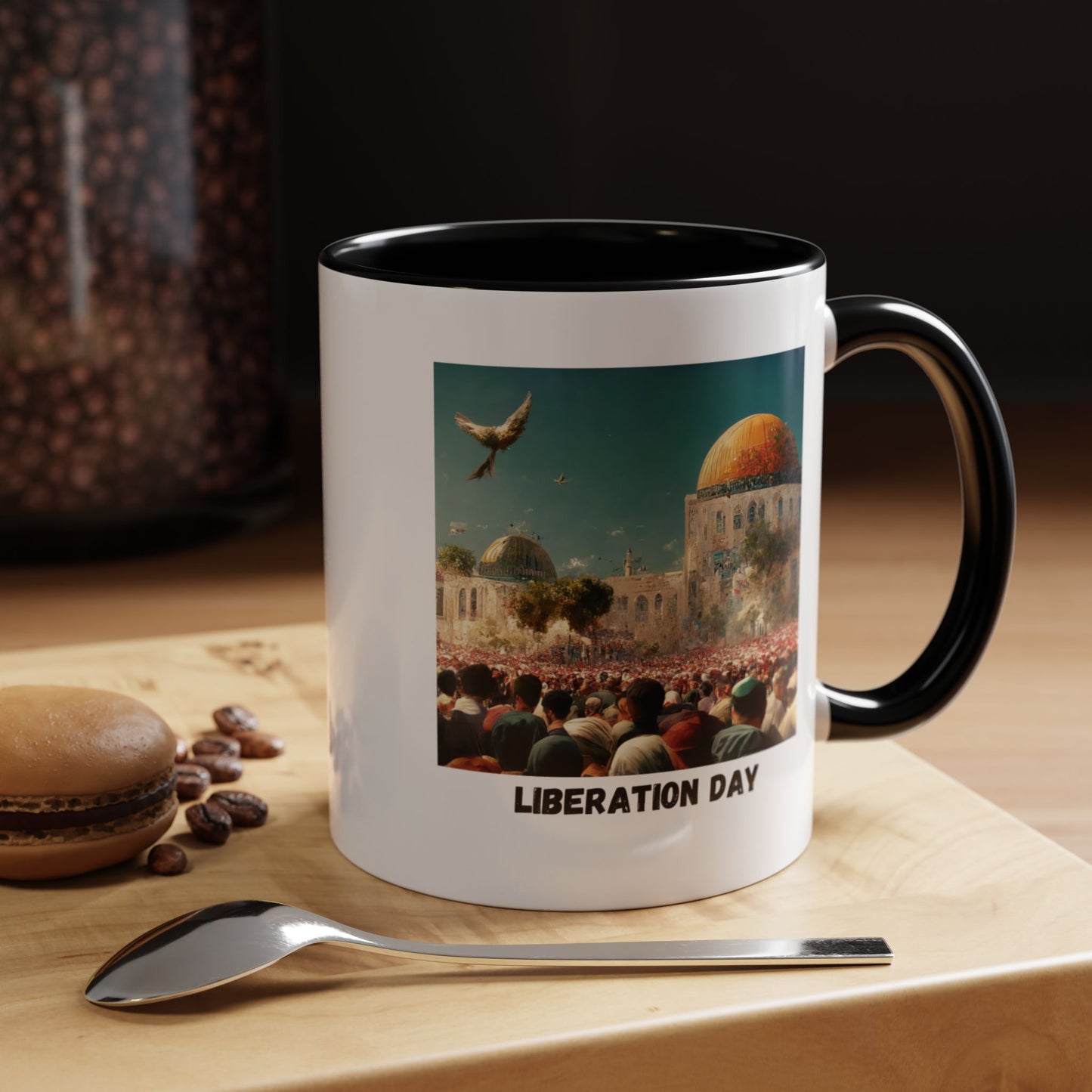 Liberation Day Mug, A Sip of Palestinian Heritage.