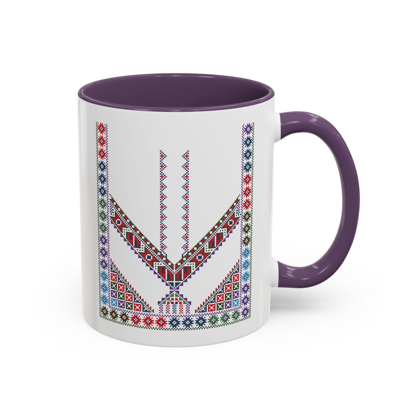 "Stones of Home" Tulkaram Chest Panel Mug,  A Sip of Palestinian Heritage.