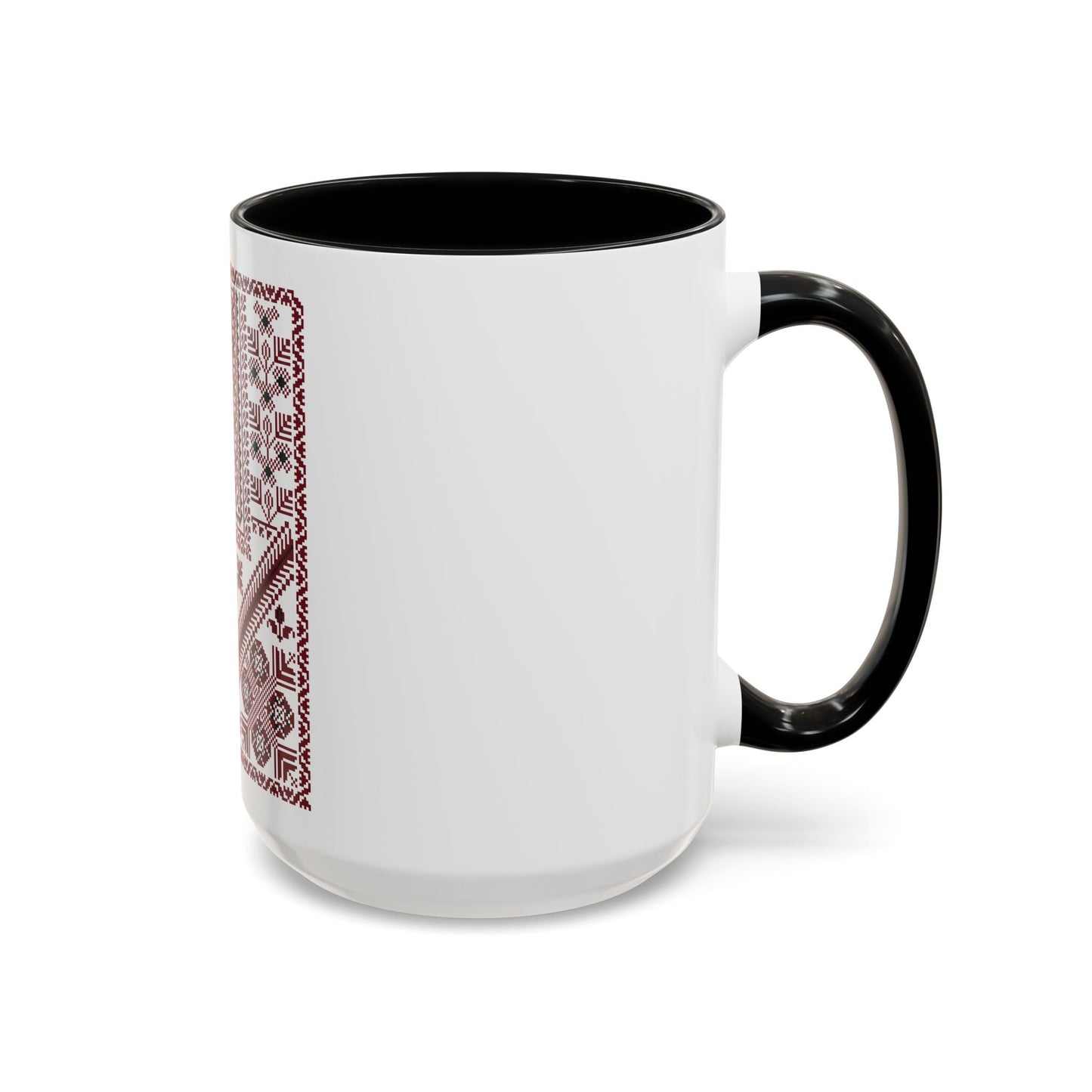 Ramallah Chest Panel, The Heritage Threads Mug (First), A Sip of Palestinian Heritage.