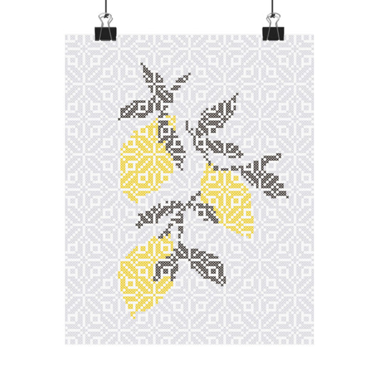 Palestinian Lemons Print- Poster Art