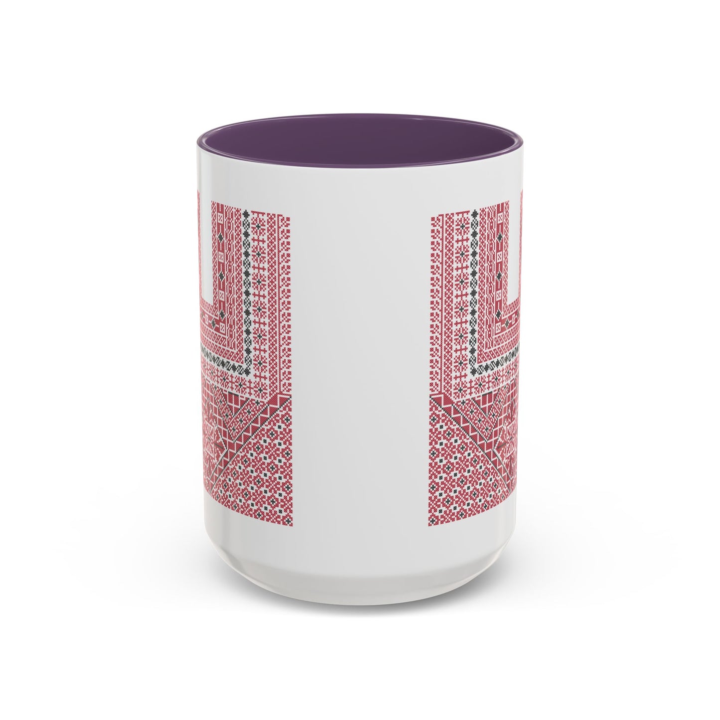 Ramallah Chest Panel, The Heritage Threads Mug (Third), A Sip of Palestinian Heritage.