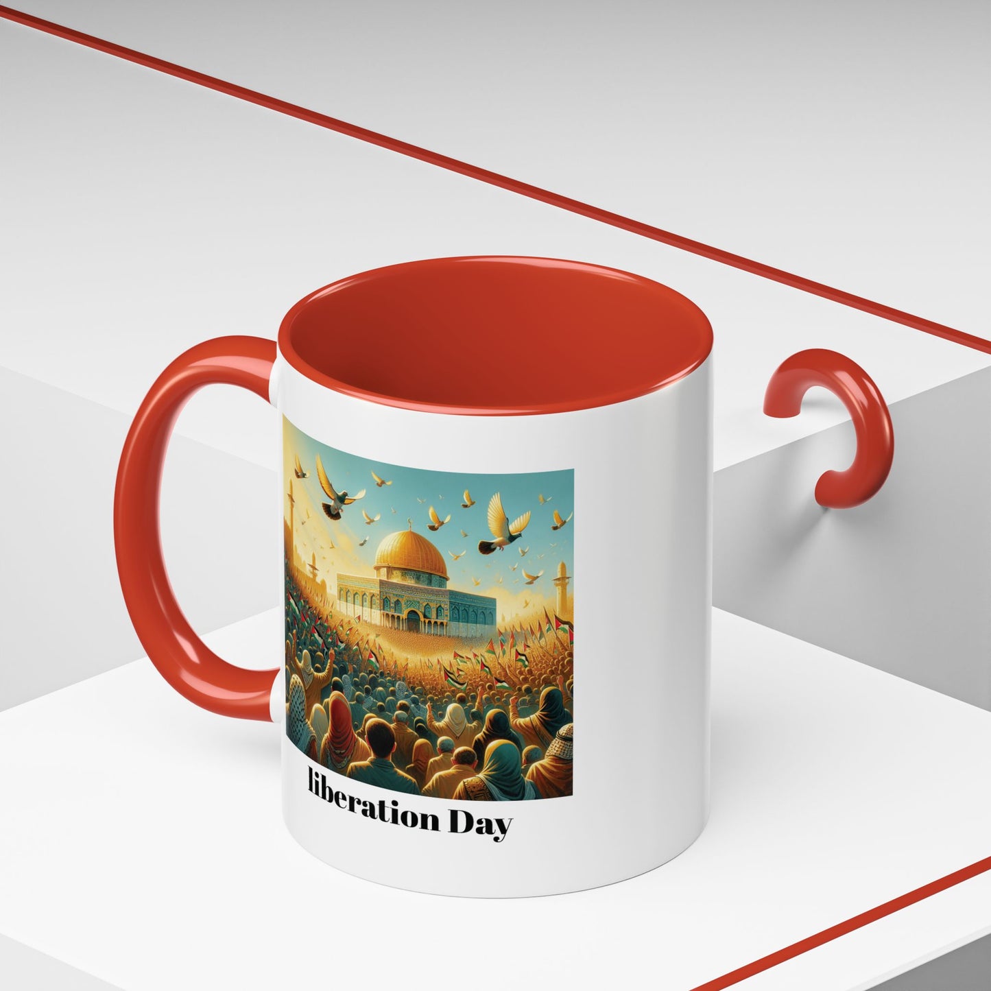 Liberation Day Mug (2), A Sip of Palestinian Heritage.