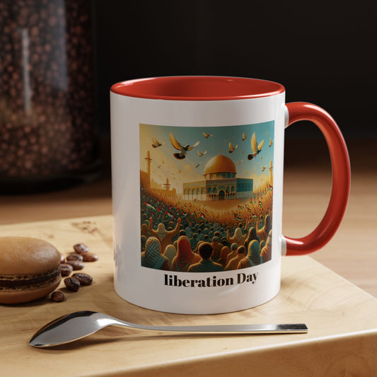 Liberation Day Mug (2), A Sip of Palestinian Heritage.