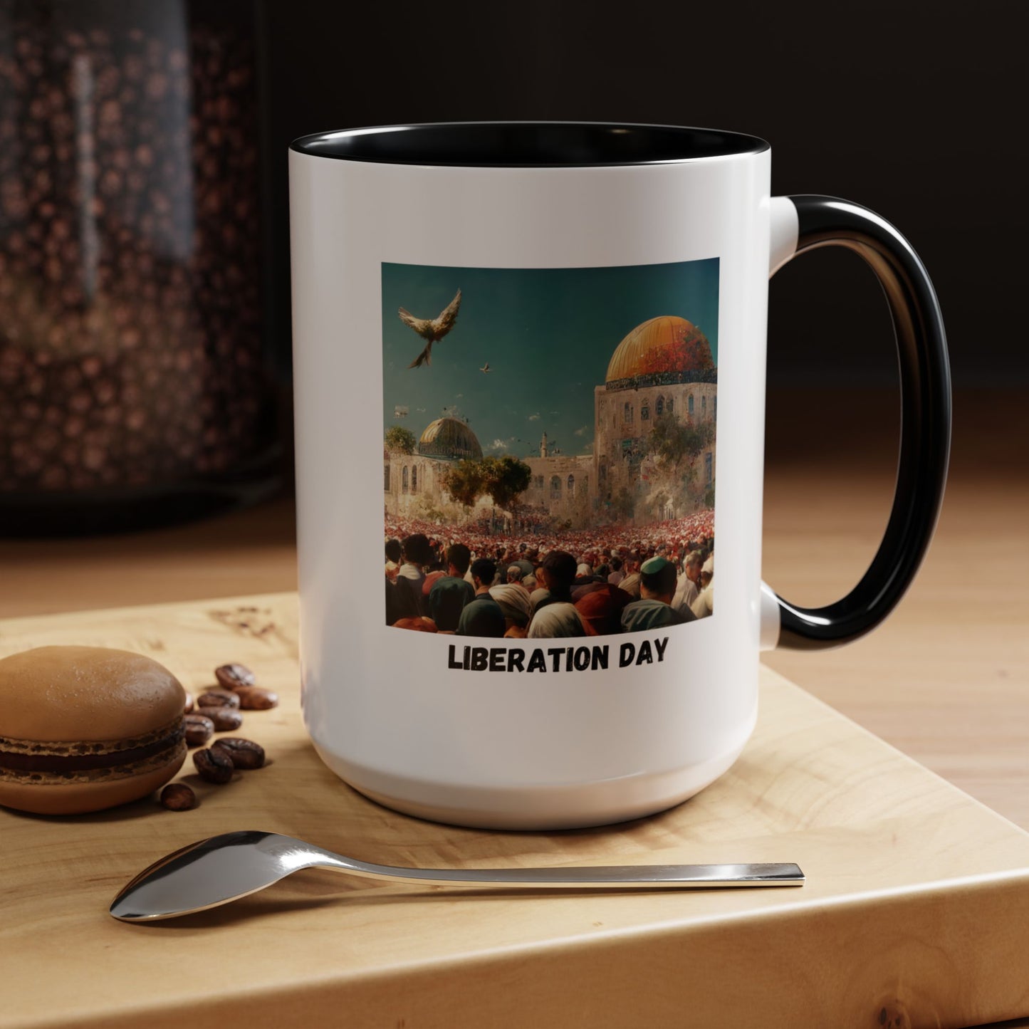 Liberation Day Mug, A Sip of Palestinian Heritage.