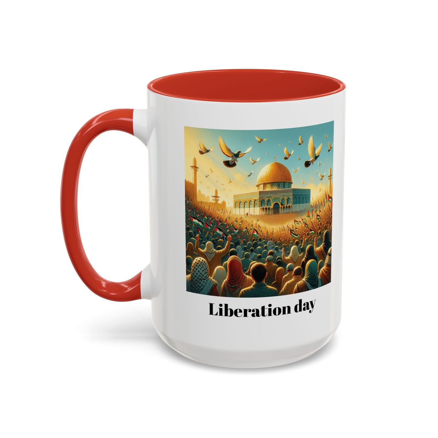 Liberation Day Mug (2), A Sip of Palestinian Heritage.