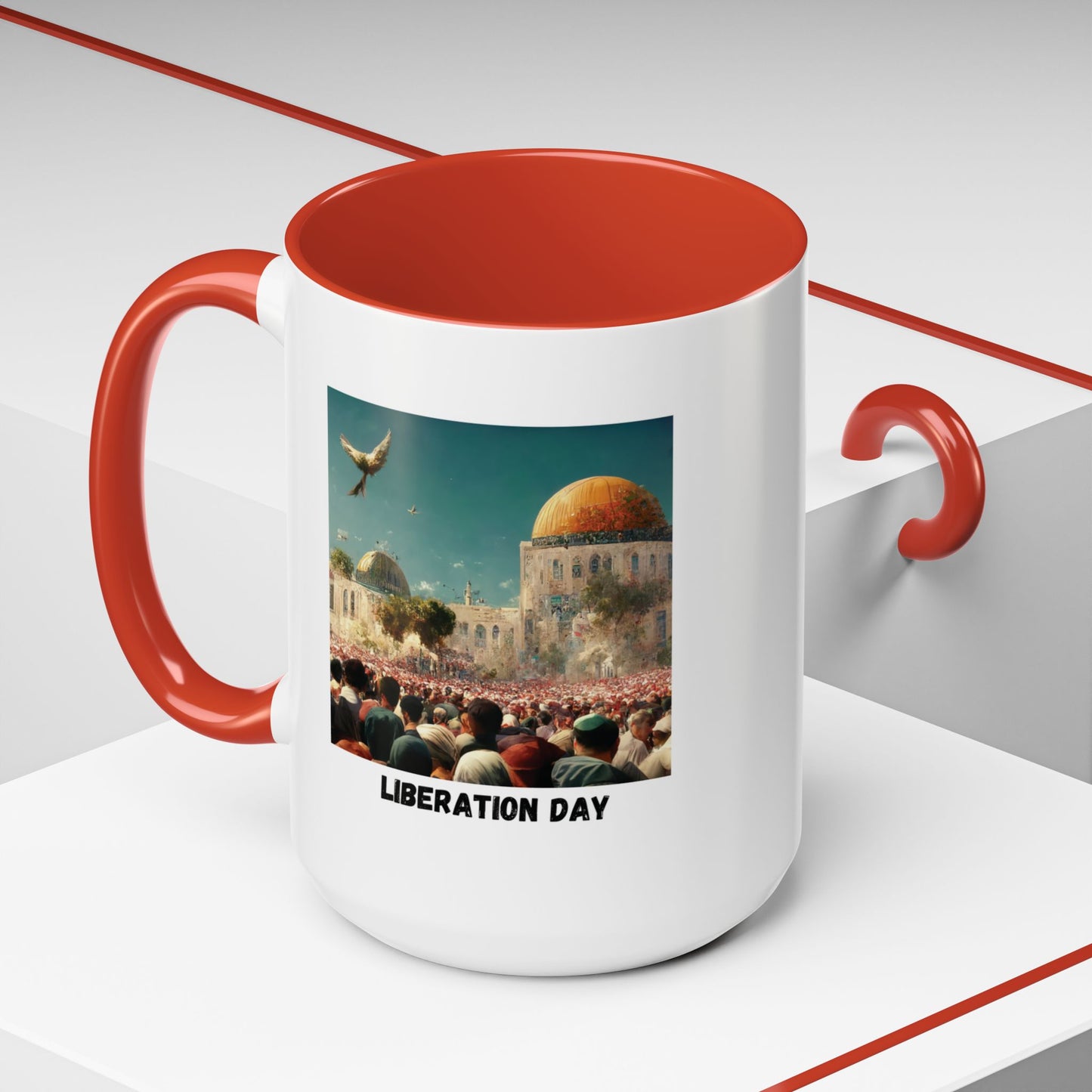 Liberation Day Mug, A Sip of Palestinian Heritage.